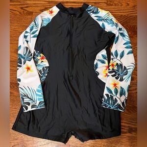 SHEIN Black Nylon Spandex Garment